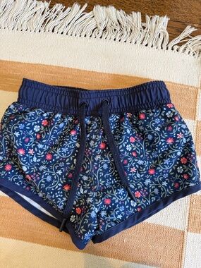 Minnow Navy Floral Swim Shorts
